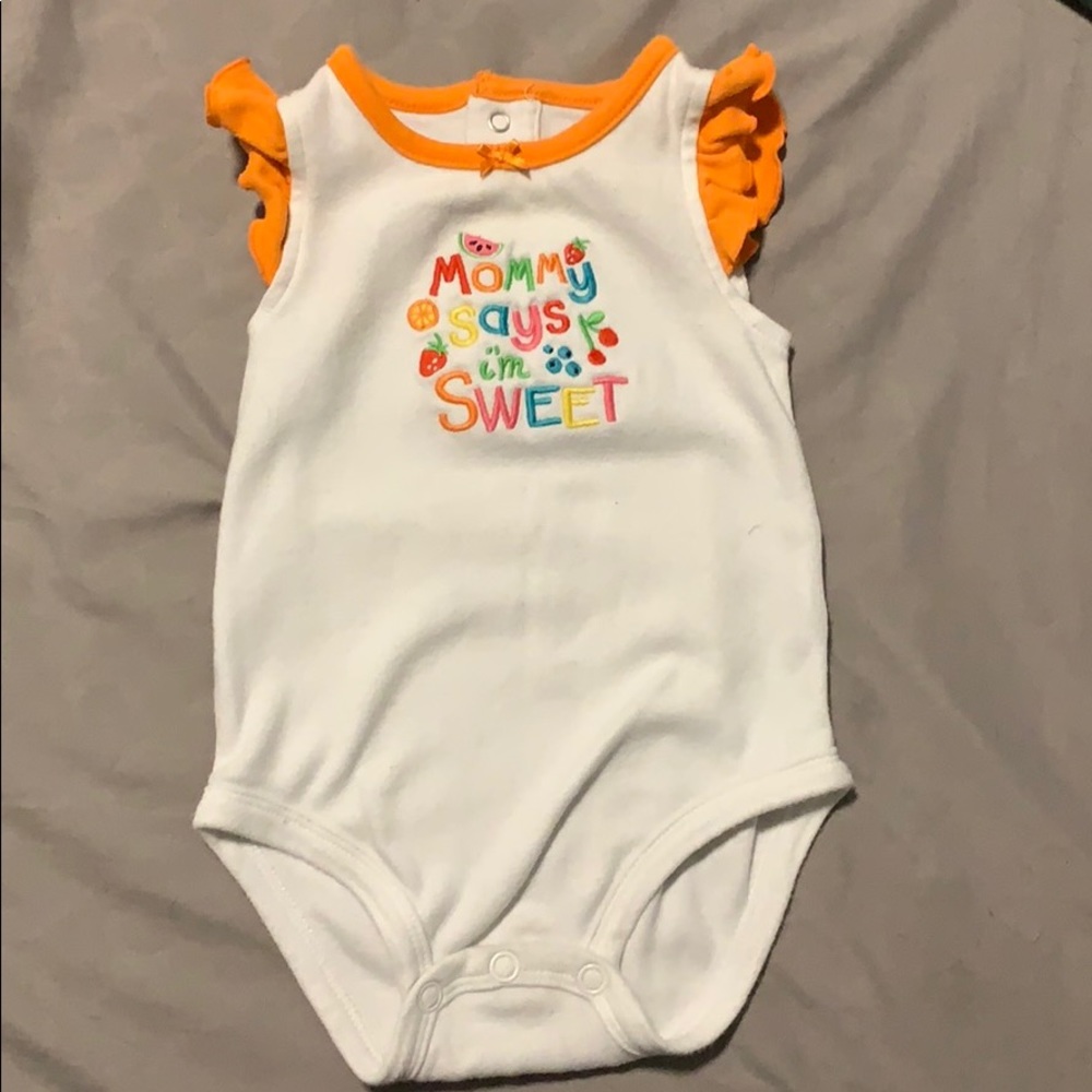 “Mommy says I’m sweet” onesie